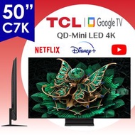 TCL - 50" 50C7K QD-Mini LED 4K Google TV 144Hz C7K