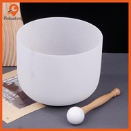 Pinkcat Crystal Quartz Singing Bowl 8 Inch 432Hz Yoga Meditation Sound Bowls Professional Tibetan Cr