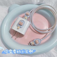 充电线 & 转换器 (Mobile Cable/Typec 充电线 保护套 热卖！ in Stock 好物推荐~蓝色小熊适用88W/100W充电器66W/40W数据线22.5W简约mate60软   