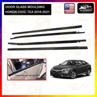 Honda Civic FC TEA 2016-2021 Door Glass Moulding Lining Rubber Outer Glass Window Getah