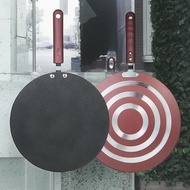 Pancake Pan Crepe Maker Flat Pan Griddle Pan with Spreader & Spatula Crepe Maker Griddle N0FR