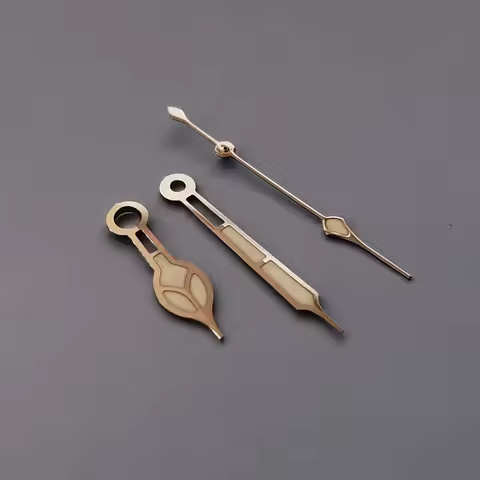 MOD Silver Gold C3 Green Luminous Cathedral Style Watch Hand For SEIKO Alpinist SPB121JI SBDC091 NH3