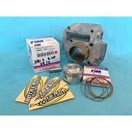 CYLINDER BLOCK PISTON SEHER YAMAHA JUPITER Z 53.5 54 54.5 55 55.25 SET BORE UP 130CC