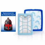 2 Pieces Filter Kit for Philips Powerpro Expert Bagless Vacuum FC9728/61