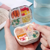 Small Pill Box Portable Mini Three Meals a Day Sealed Moisture-Proof One Week Seven Days Portable Me