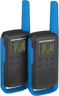 Motorola Solutions TLKR T62 PMR446 2-Way Walkie Talkie Radio - Blue (Twin)
