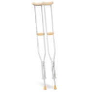 Underarm Axillary Crutches 1 Pair (left & right) with Adjustable Heights