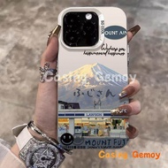 Casing hp Convenience Store Mount Fuji For INFINIX Phone Case, Note 12 Turbo G96 12 30 PRO 12 Turbo 