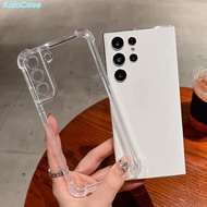 For Samsung Galaxy S26 S25 Ultra Edge Plus FE M36 F36 M56 F56 Phone Case Simple Transparent Clear Ai