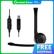 สินค้าพร้อมส่งในวันเดียวกัน EPOS PC 8 USB หูฟังแบบมีสาย EPOS PC8 USB ปรับระดับเสียง ปุ่มปิดเสียง ของ