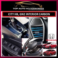 HONDA CITY GN2 2020-2024  /HATCHBACK INTERIOR CARBON COVER / GEAR SWITCH / AIRCOND VENT / DOOR SWITC