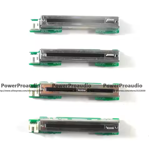 Made IN JAPAN CH1 CH2 CH3 CH4 Fader PCB Assembly ( DWX3723;DWX3724;DWX3725;DWX3726) For PioneerDJM-9