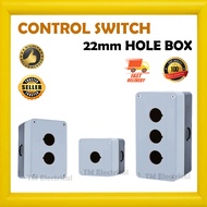 22mm Waterproof Push Button Switch Control Station Box PVC Control Hole Box - 1/2/3/ Way