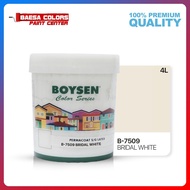 ▬ ஐ BOYSEN PERMACOAT LATEX PAINT COLOR SERIES BRIDAL WHITE (B-7509)