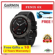 Garmin Fenix 6X Sapphire Carbon Gray DLC with Black Band * FREE Aftershokz Headset (*2 years Warranty)