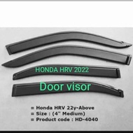 HONDA HRV 2022 ABOVE COSMO DOOR VISOR SET 4" (MADE IN MALAYSIA)