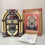 懷舊 可口可樂復古亮燈木製收音機 (細 - 21cm高 ) Coca-Cola 1946 Juke Box Design AM/FM Classic Lighted Radio Wooden Cabi