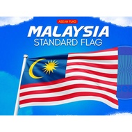 Bendera Malaysia Berkualiti Tinggi I Bendera ASEAN I Bendera Malaysia - 2 x 4 feet