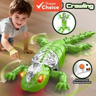 Electric RC Wall Crawler Gecko Toy, Remote Control Simulation Lizard Chameleon Mechanical Climbing C