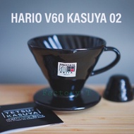 Hario V60 Dripper 02 TETSU KASUYA ดริปเปอร์ กรวยดริปกาแฟ แก้วดริป สีดำ
