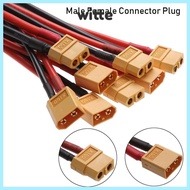 WITTE Cable Dual Extension Parts With Silicone Wire 12 AWG/14 AWG Wires 10CM/15CM Battery Connectors