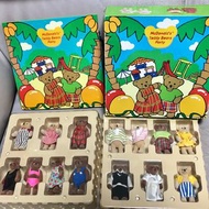 (絕版) 1999年 麥當勞 Teddy Bears Partty系列 一套14款公仔 連立體場景故事書 / Restaurant / Beach / Playground / McDonalds H