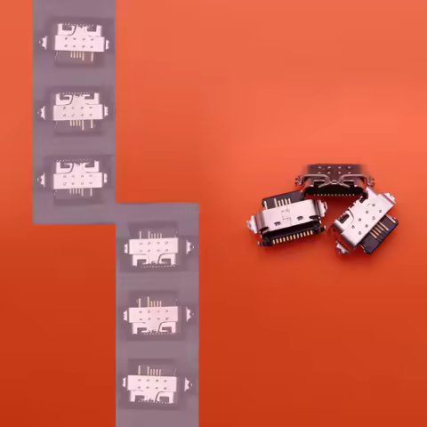 10-100PCS Type C Micro USB Jack for Alcatel 5 5086X 3X 2020 2019 5061 OT 5061U 5061A 5048 5048A 5086