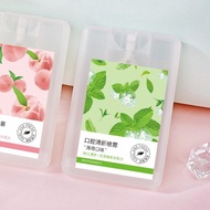 Heyxi mouth freshener spray peach mint flavor