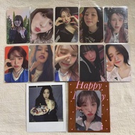 Red Velvet Queendom FeelMyRhythm Birthday ChillKill Album Photocard - Irene Seulgi Wendy Yeri