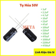 50V Capacitor, Polarized Capacitor 50V 1uF 2.2uF 4.7uF 10uF 22uF 47uF 100uF 220uF 330uF 470uF 1000uF