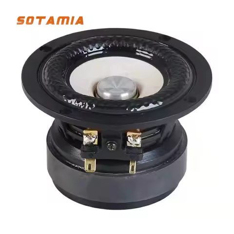 SOTAMIA 1Pcs 3" Audio Full Range Speaker 8 Ohm 25W Altavoz HIFI Sound Music Desktop Speaker Bluetoot