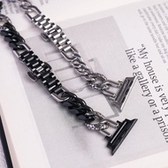 APPLE WATCH - 【Snake pattern】質感不鏽鋼拼接錶帶