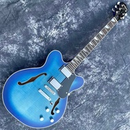 Eastwood  335 Blue Jazz Electric Guitar Professional Guitar