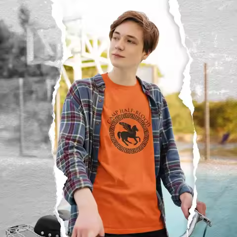 Percy Jackson Camp Half Blood T Shirt Perfect for Book Week 2025