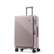 Dreamin Pro 28吋行李箱上掀前開日本煞車靜音輪-晨霧灰
