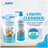 FIFFY BABY LIQUID CLEANSER REFILL PACK NO FLAVOUR / GREEN TEA /MINT (600ML) refill