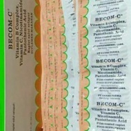 Terlaris BECOM C /VITAMIN C /OBAT BECOM C 1 stip 10 tablet Ready
