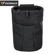 IDOGEAR Tactical Dump Pouch Multi-purpose MOLLE Foldable Lightweight Mesh Universal Tactical Dump Po