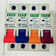 EPS MCB 6A ,10A ,16A ,20A ,32A 1POLE (SIRIM)