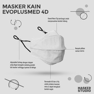 masker kain evoplusmed 4d, masker bisa dicuci, masker kain reusable