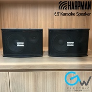 [1 Pair] Harpman KS603 80W RMS 6.5" 2 Way Wall Mounted Karaoke Speaker