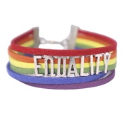 [An Xiaowu] EQUALITY Rainbow Bracelet-LGBT Pride/Rainbow Small Objects/Gay Parade/Decoration/Decorat