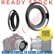 Metal Lens Hood 37mm Olympus Lens 14-42 mm 14-42mm wide angle Olympus