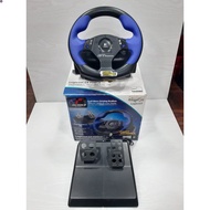 ลด 50% (พร้อมส่ง)จอยพวงมาลัย PS2 GT Force งาน Logitech จอยขับรถ มีคันเร่ง Logicool ใช้กับคอมได้ PC(ขายดี)