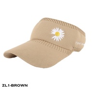 MATAHARI Girls' hats ZL Flower Gymnastics Hats / Women's Golf Beach Hats Knitted Sun Sport - brown J