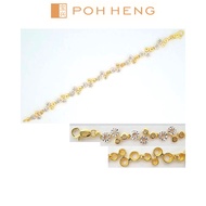 Poh Heng Jewellery 22K Gold Bracelet [Price By Weight]