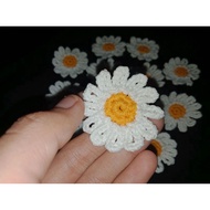 Daisy Flower Knit||Daisy flower knitting decoration||Daisy Flower Knitting Application