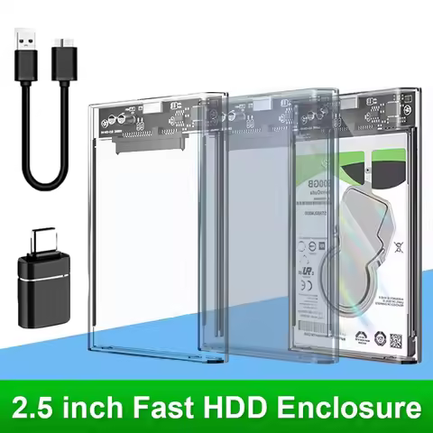 HHD Case Hard Disk Case 2.5 Inch SSD Case 5Gbps SATA to USB 3.0 HDD Enclosure Box UASP Mobile Extern