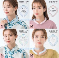 限時特價 日本 MASCLUB woman 兩層冰涼耐久 ICE RING cool neck cooloop冰圈頸圈 頸環降溫神器 28度自然凍結消暑涼感運動戶外露營行山野餐 cicibella