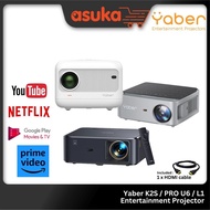 Yaber PRO U6 / K2S 800 ANSI Lumens / L1 250 ANSI Lumens Entertainment Projector Android TV 9.0, 5W X
